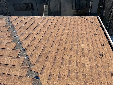 ③屋根材張りの詳細写真