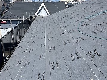 ②防水シート・屋根材の詳細写真