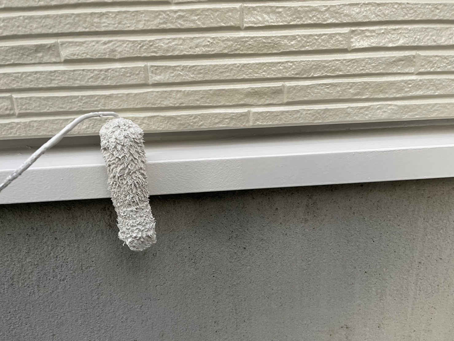 ⑤土台水切り塗装の詳細写真