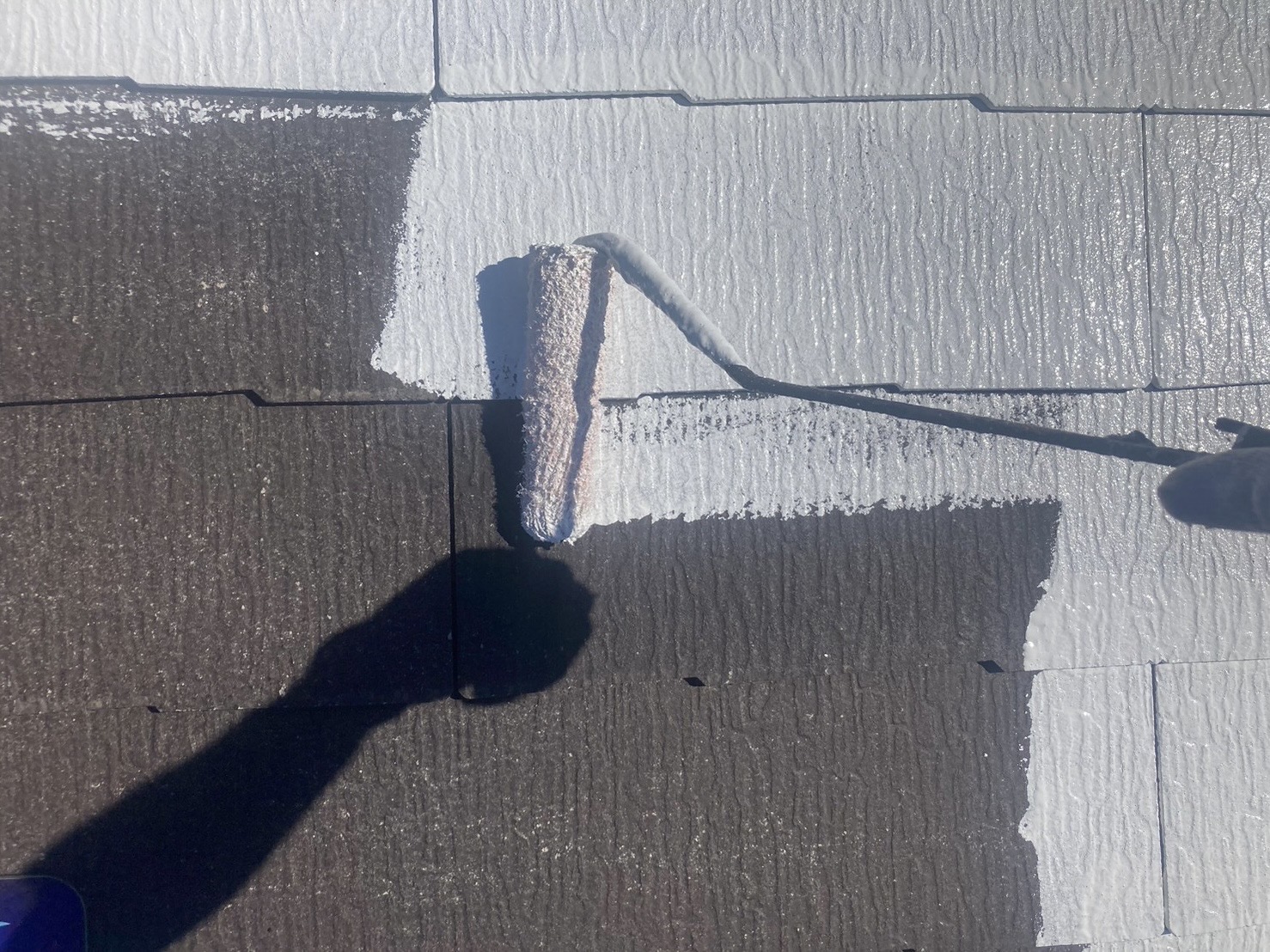 ③下塗り・タスペーサー取付の詳細写真