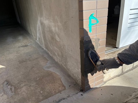 ②タイル補修の詳細写真