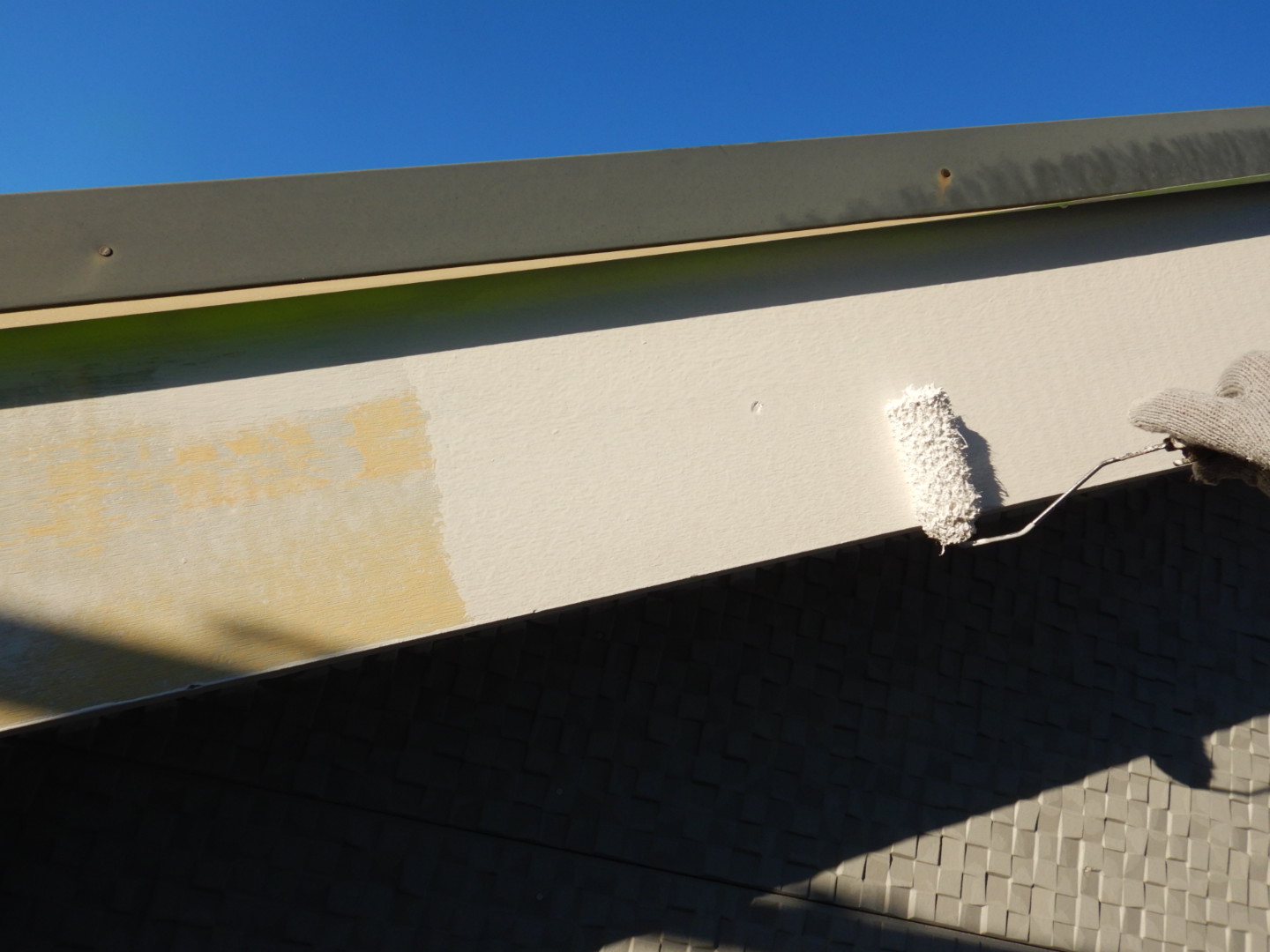 ④破風塗装の詳細写真