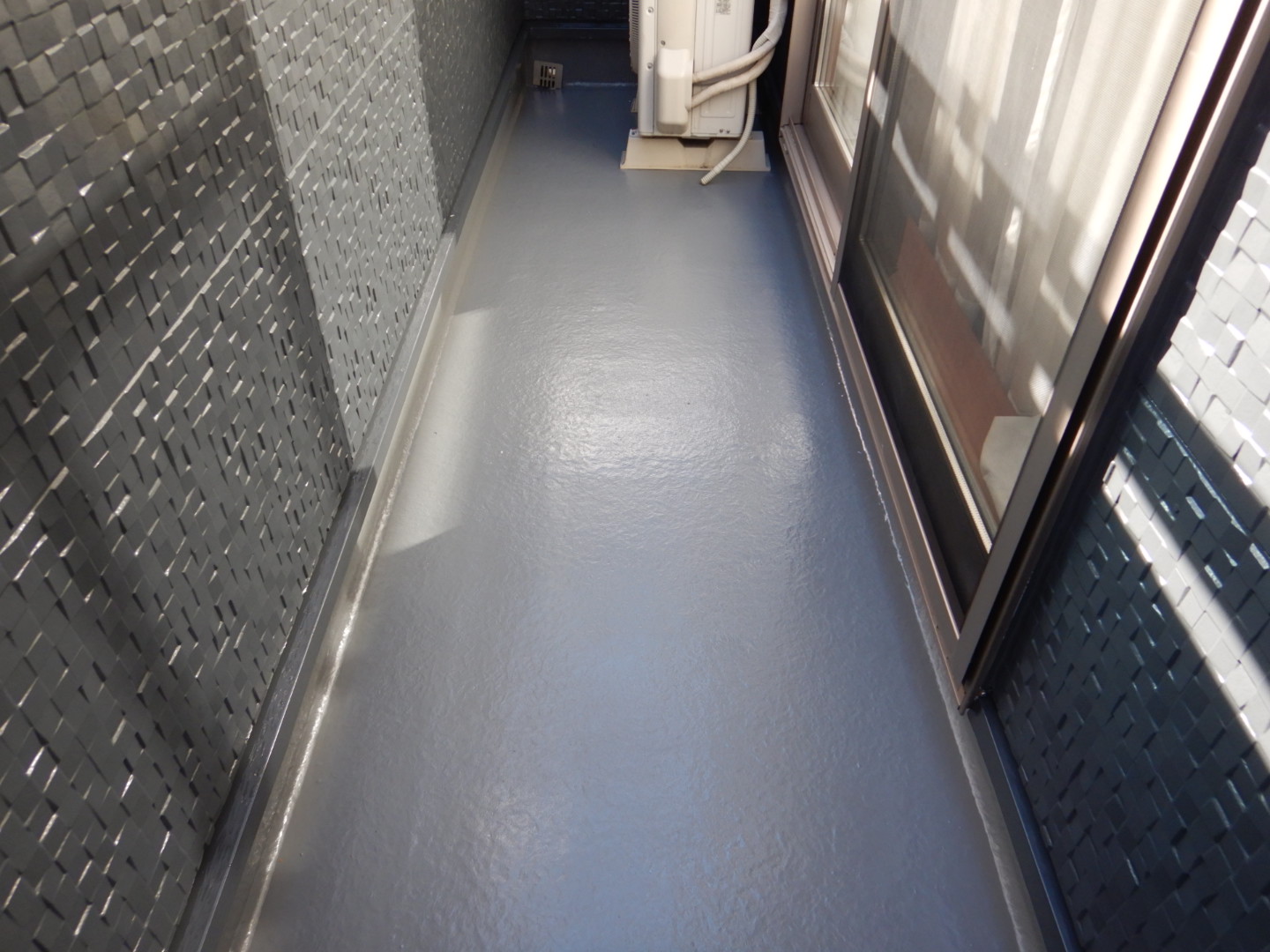 ①トップコート塗布の詳細写真