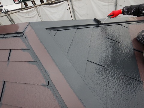 ③屋根塗装の詳細写真