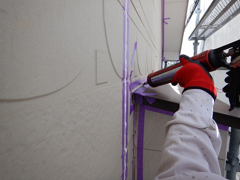 ②シーリングの詳細写真