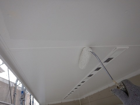 ⑤軒天塗装の詳細写真