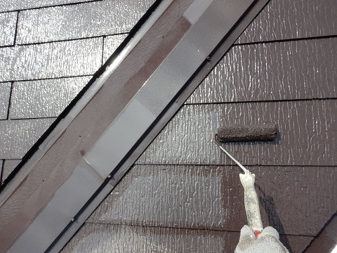 ④屋根塗装の詳細写真