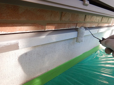 ⑥土台水切り塗装の詳細写真