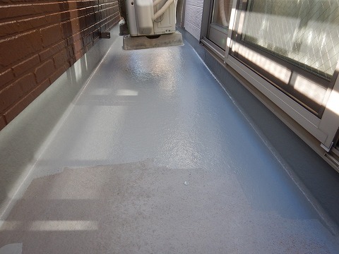 ①トップコート防水の詳細写真