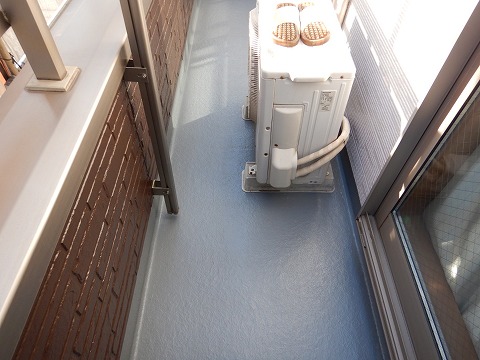 ①トップコート防水の詳細写真