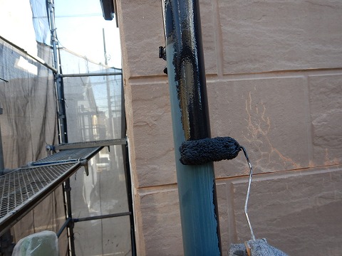 ⑤雨樋塗装の詳細写真