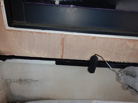 ⑥土台水切り塗装の詳細写真