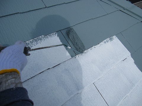 ④屋根塗装の詳細写真