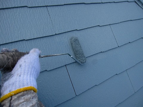 ④屋根塗装の詳細写真