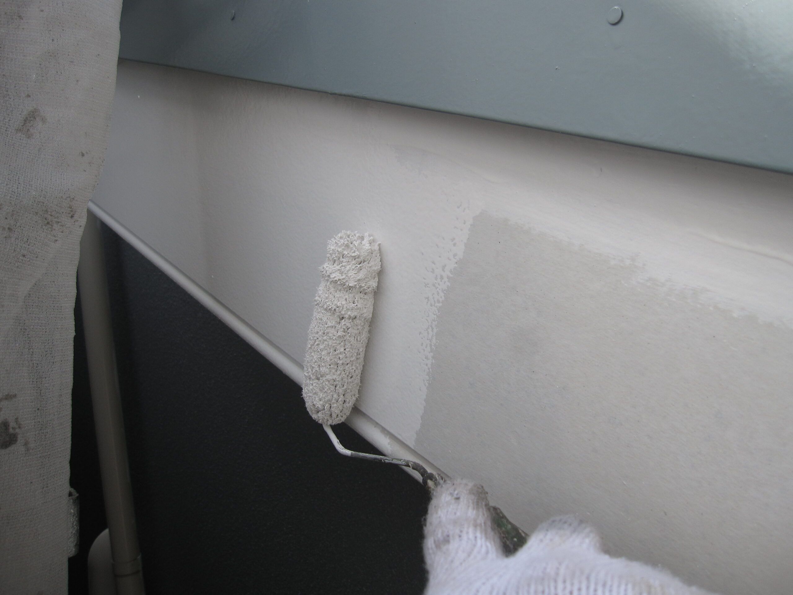 ③破風塗装の詳細写真