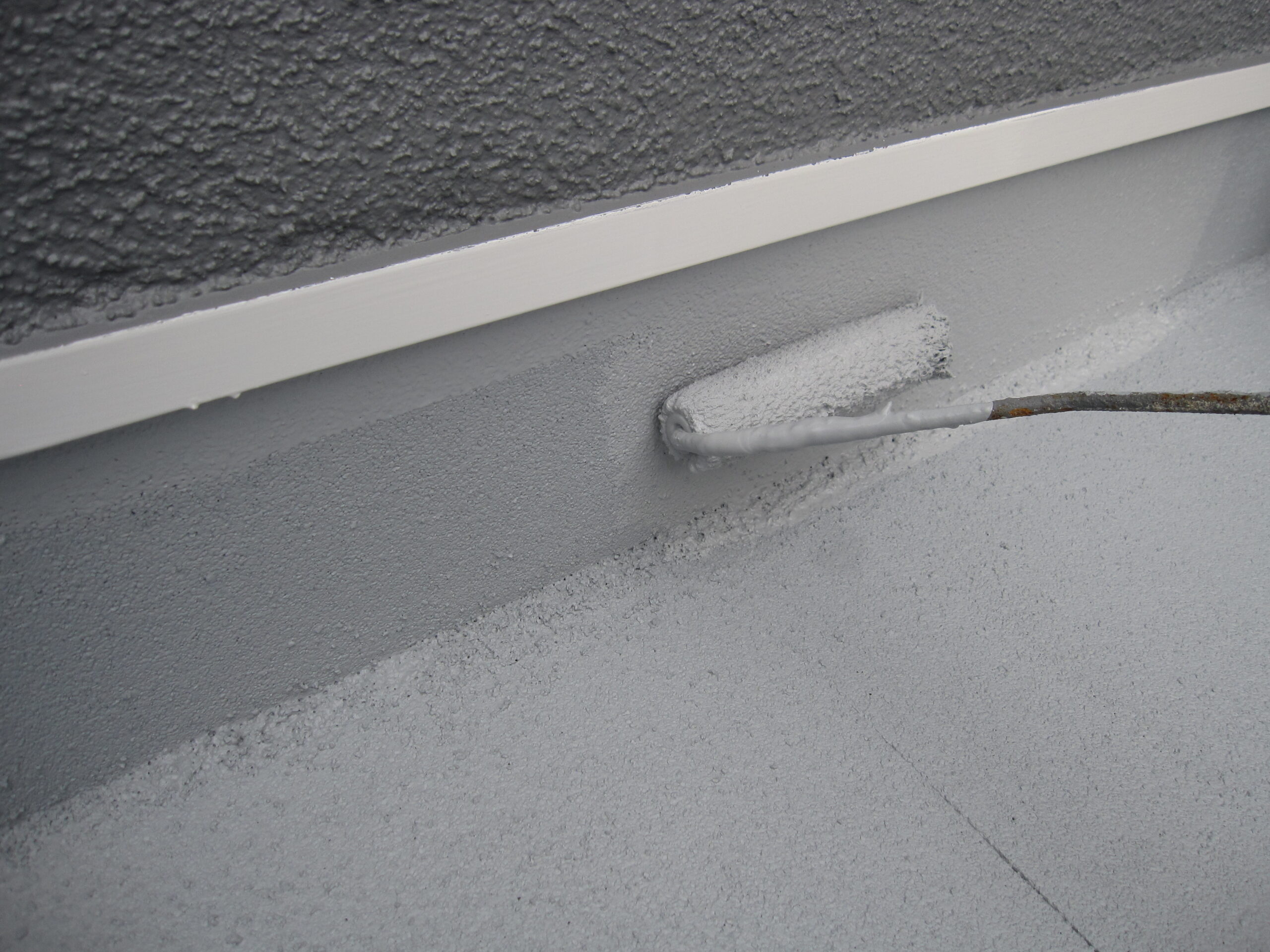 ②トップコート塗布の詳細写真