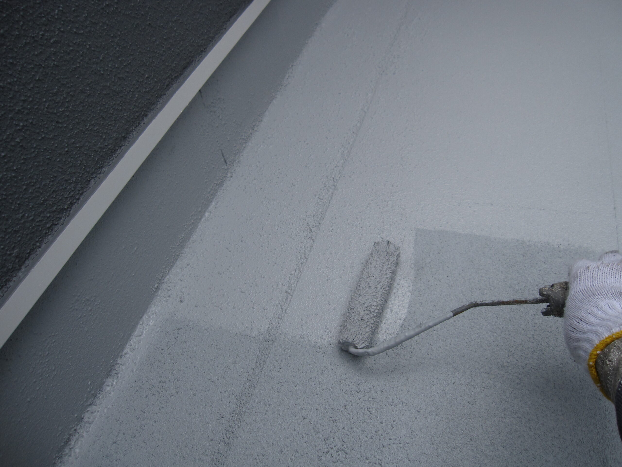 ②トップコート塗布の詳細写真