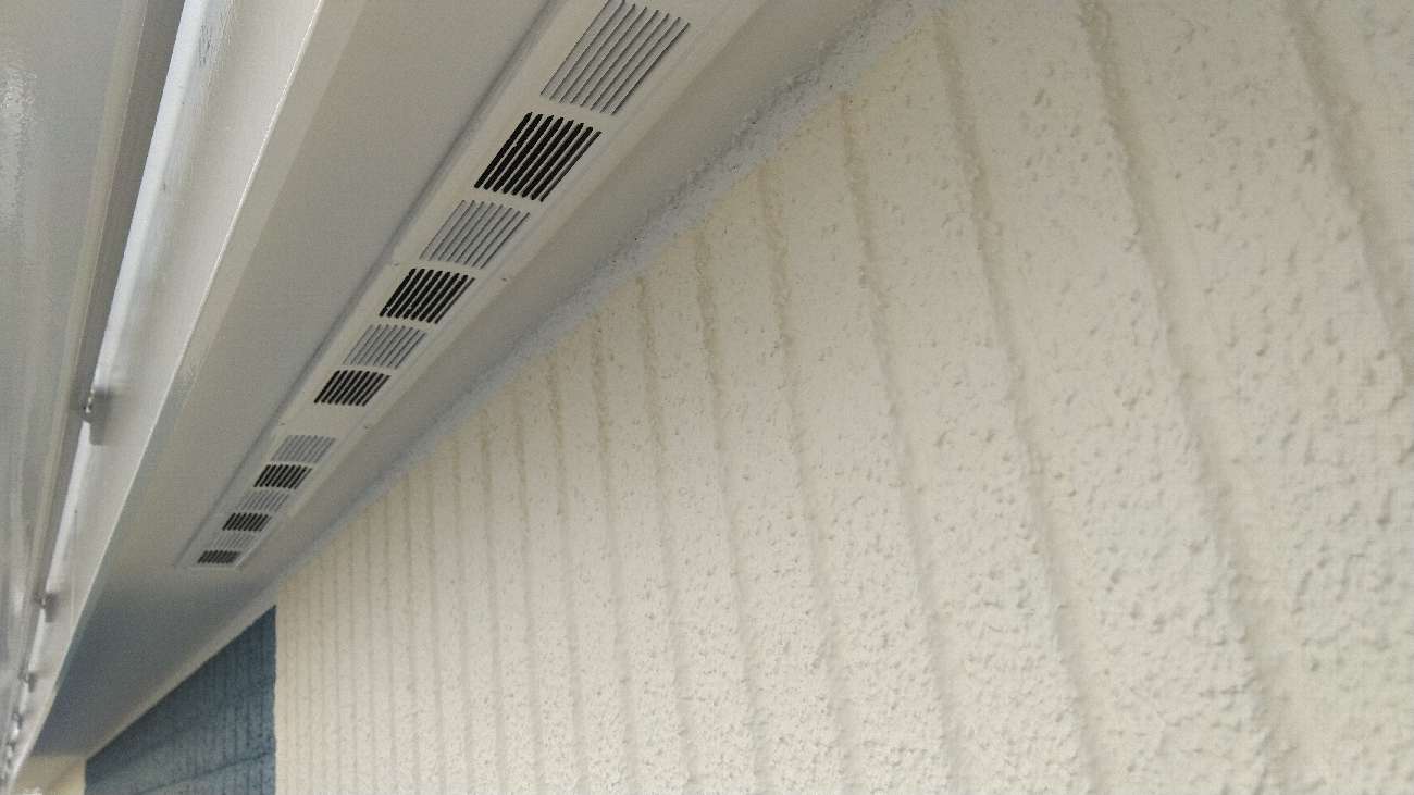 ④軒天塗装の詳細写真