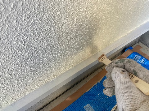 ⑤土台水切り塗装の詳細写真