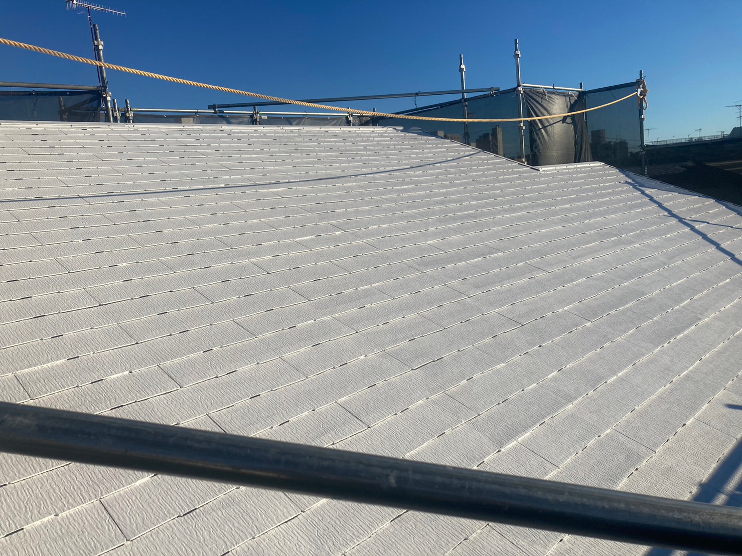 ③下塗り・タスペーサー取付の詳細写真