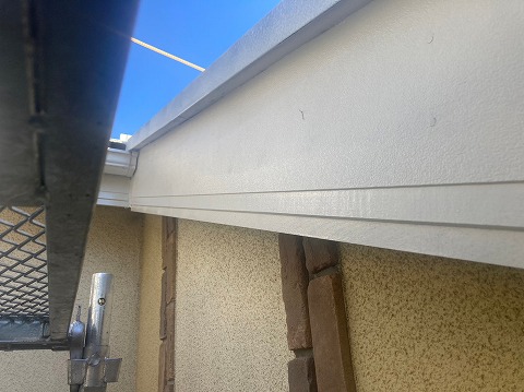 ④破風塗装の詳細写真