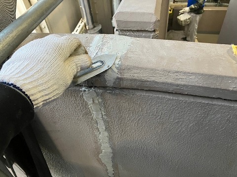 ③下地補修の詳細写真