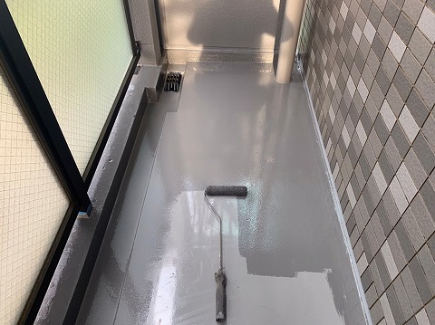 ①ベランダ防水の詳細写真