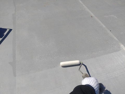 ③メッシュ貼りの詳細写真