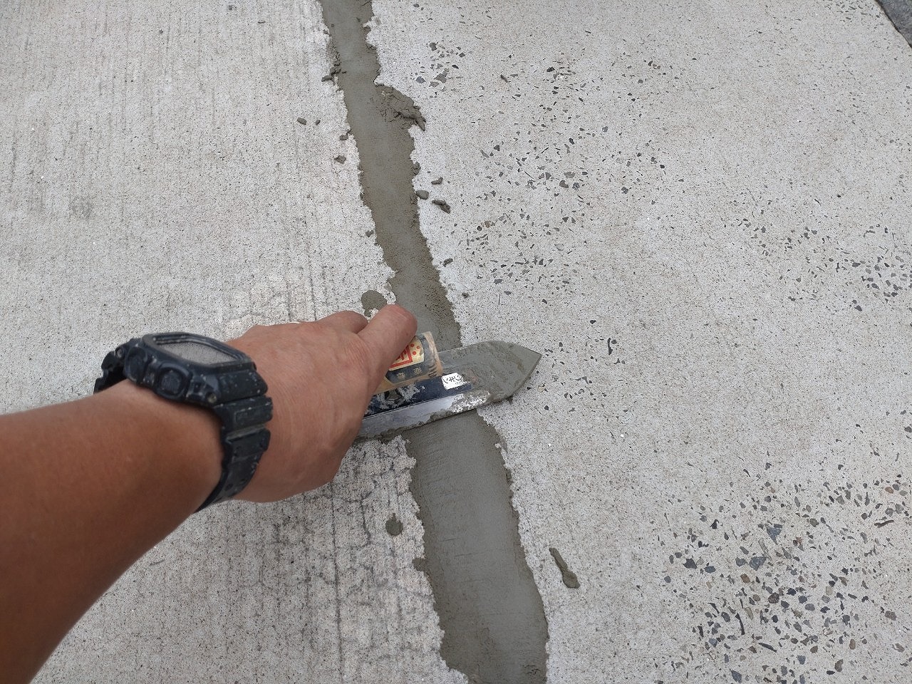 ①洗浄・補修の詳細写真