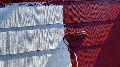 ④屋根塗装の詳細写真