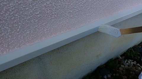 ⑤土台水切り塗装の詳細写真