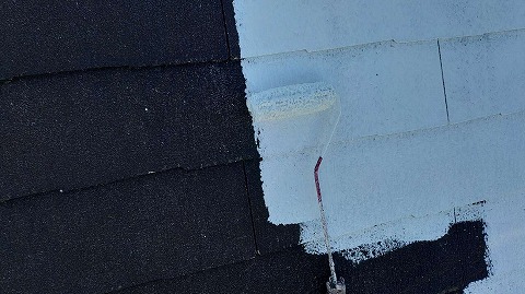 ③下塗りの詳細写真