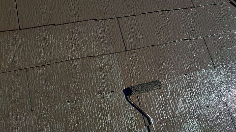 ④屋根塗装の詳細写真