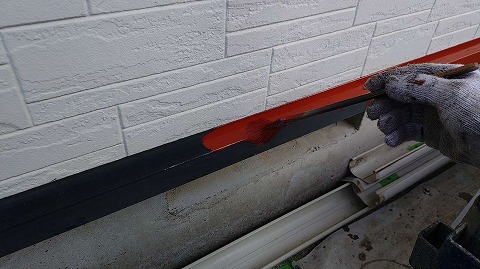 ⑤土台水切り塗装の詳細写真