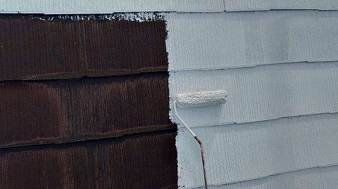 ③下塗りの詳細写真