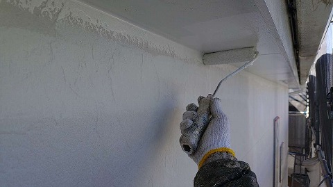 ⑤軒天塗装の詳細写真