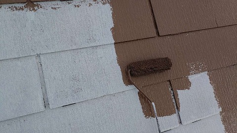 ③屋根塗装の詳細写真