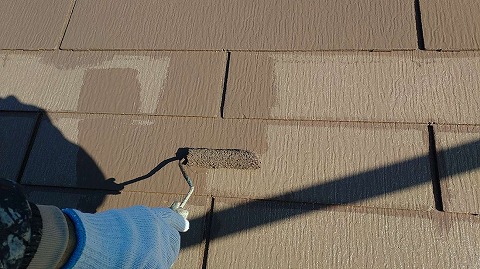 ③屋根塗装の詳細写真