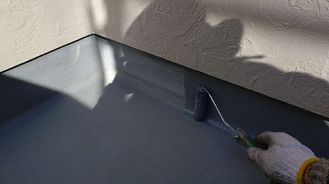 ②トップコート塗布の詳細写真