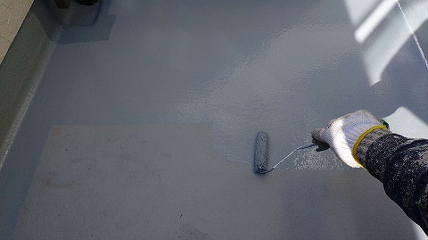 ②トップコート塗布の詳細写真