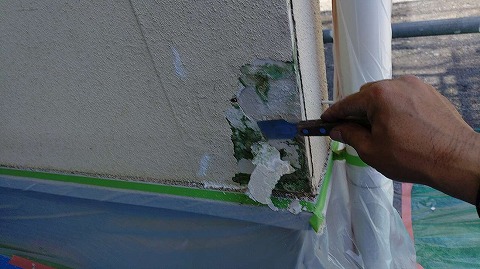 ②下地調整の詳細写真