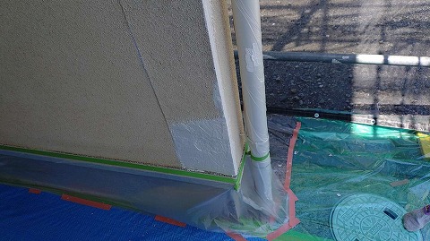 ②下地調整の詳細写真