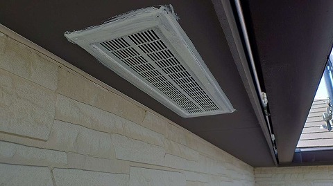 ④軒天塗装の詳細写真