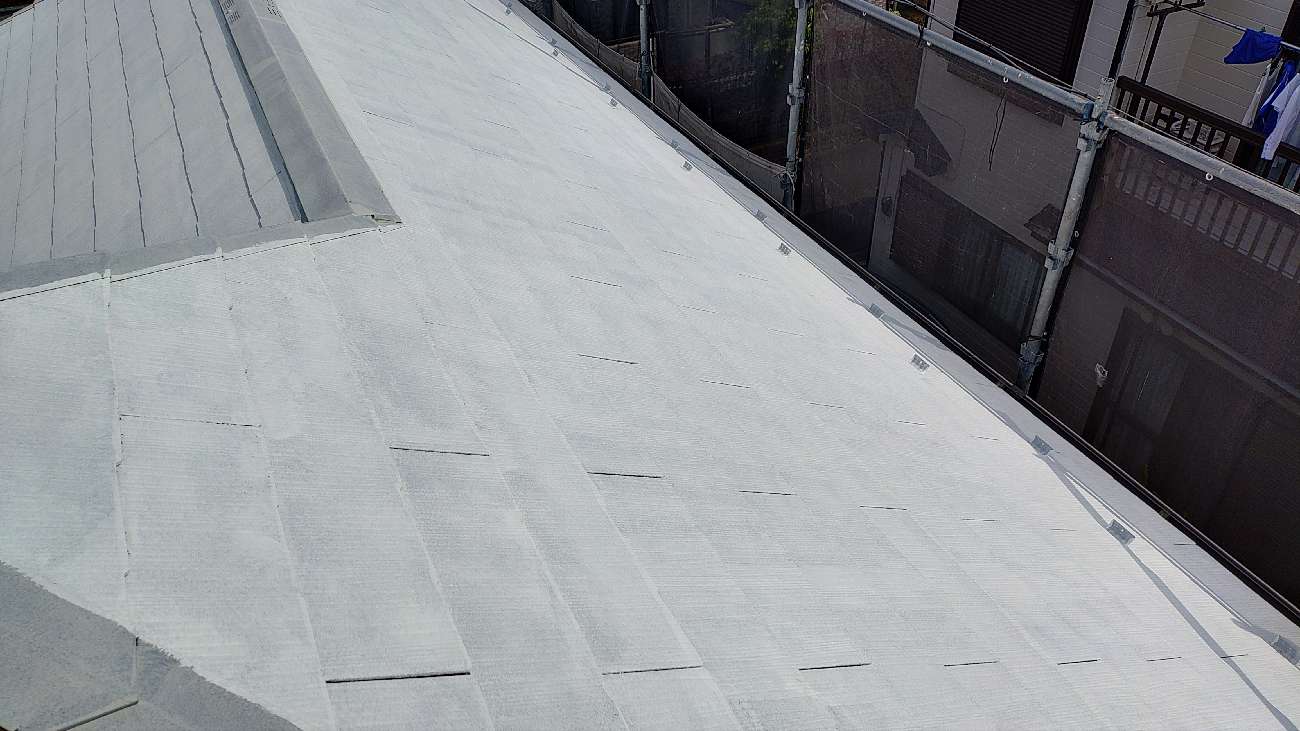 ③下塗り・タスペーサー取付の詳細写真