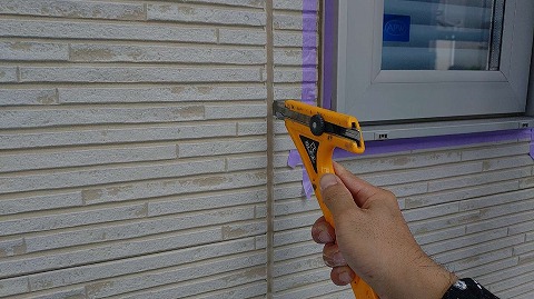 ②シーリングの詳細写真