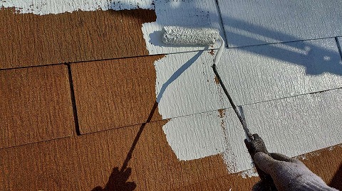 ④屋根塗装の詳細写真