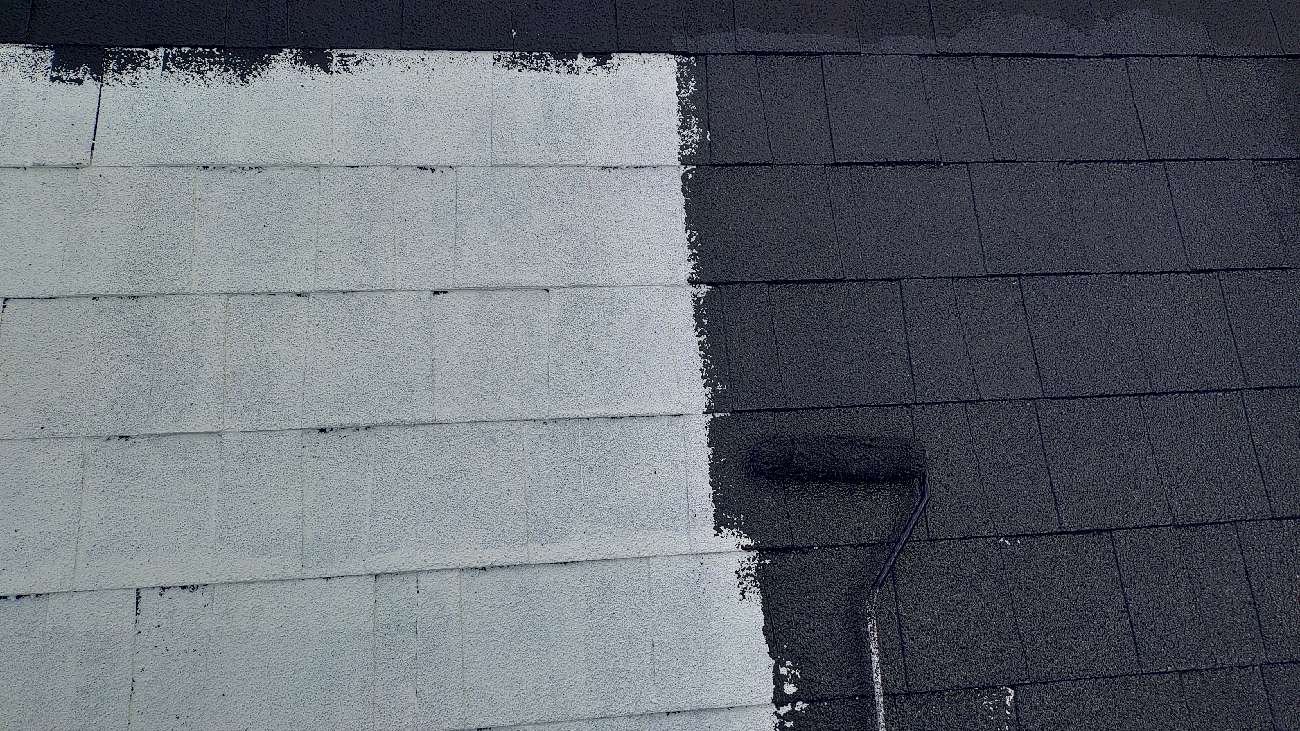 ③屋根塗装の詳細写真