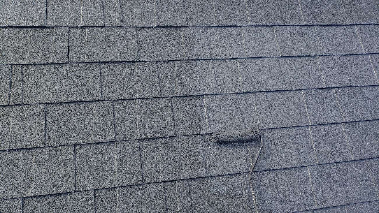 ③屋根塗装の詳細写真