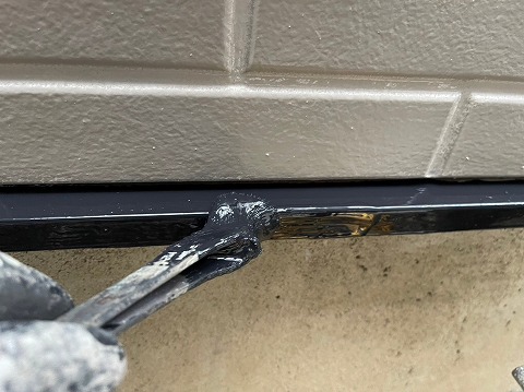 ⑤土台水切り塗装の詳細写真