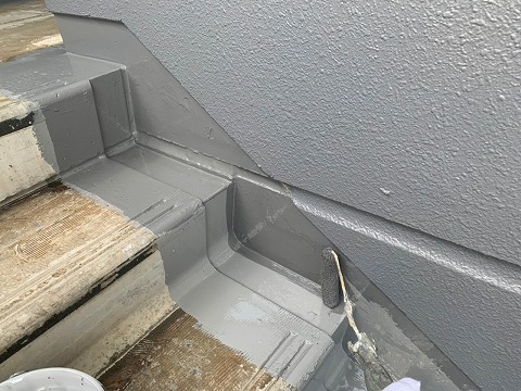 ②階段側溝の詳細写真